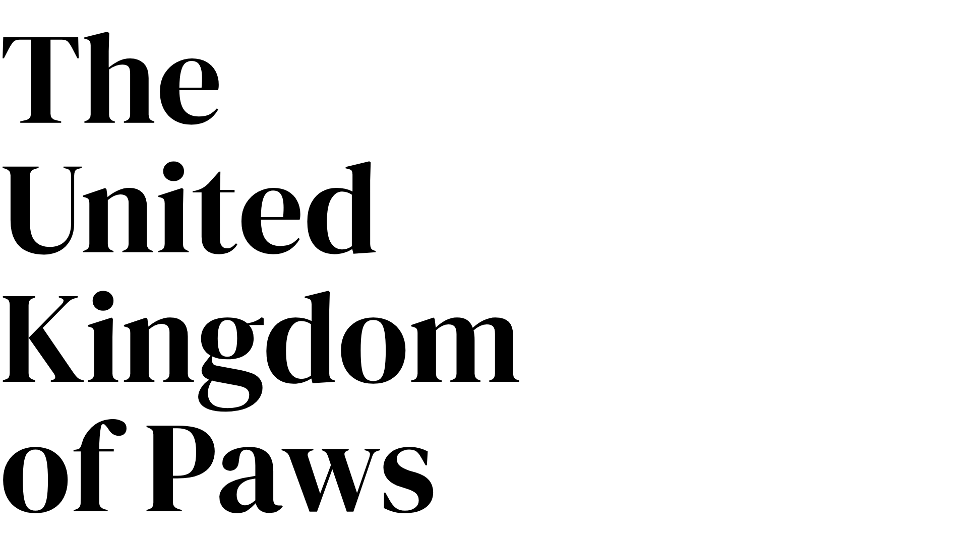 The United Kingdom of Paws